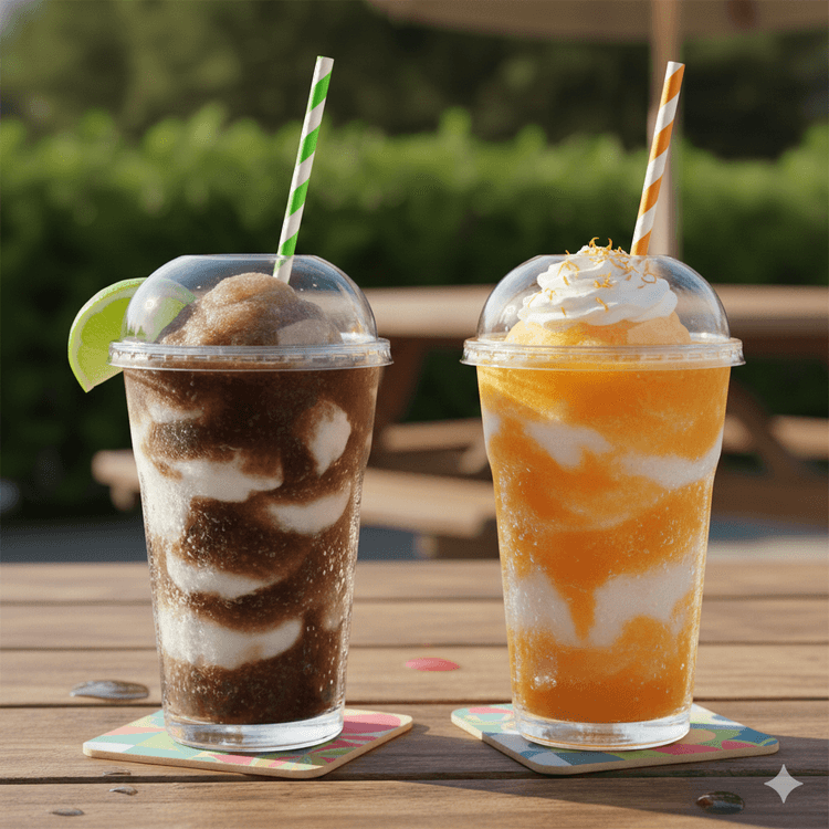 Frozen carbonated drinks